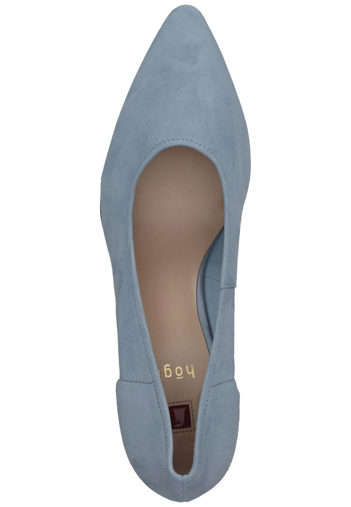 Högl Pumps Veloursleder Hellblau