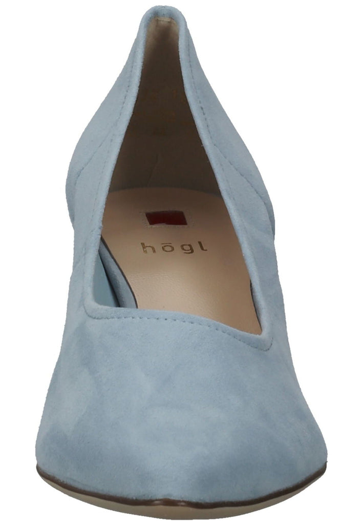 Högl Pumps Veloursleder Hellblau