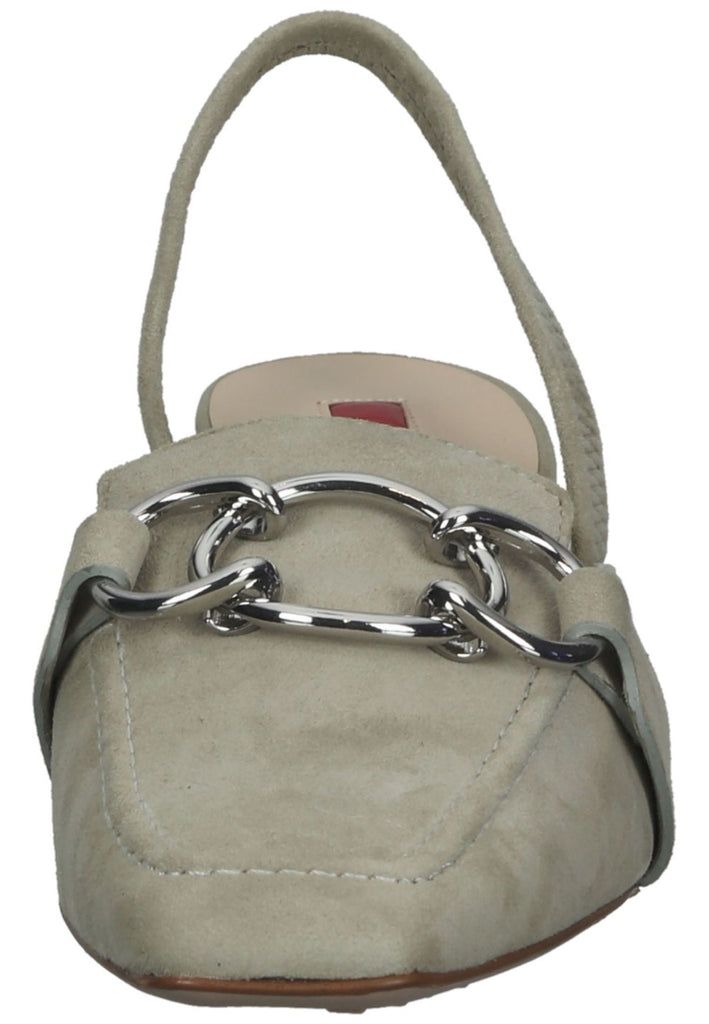 Högl Pumps Veloursleder Hellgrün