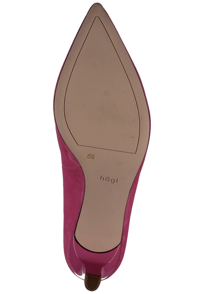 Högl Pumps Veloursleder Hellpink