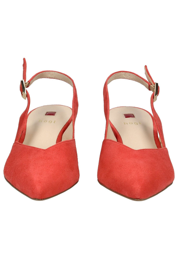 Högl Pumps Veloursleder Koralle