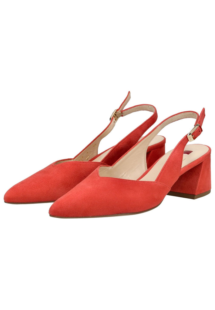 Högl Pumps Veloursleder Koralle