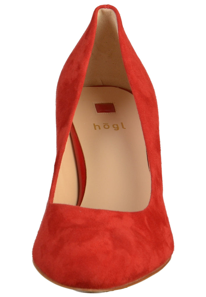 Högl Pumps Veloursleder Rot