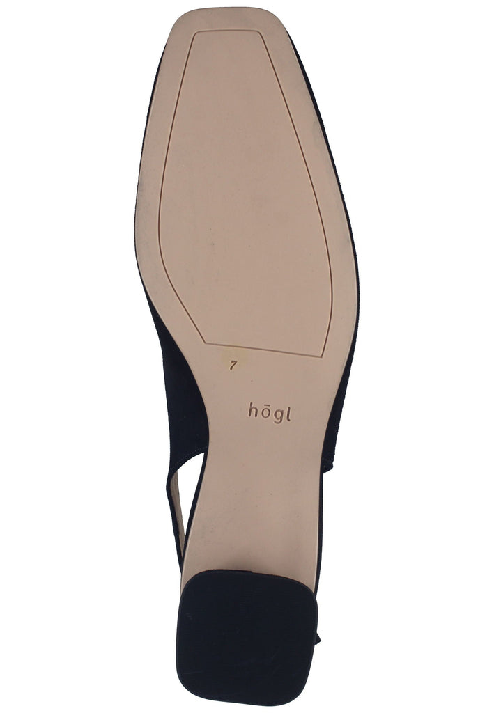Högl Pumps Veloursleder Schwarz