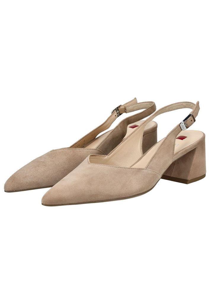 Högl Pumps Veloursleder Taupe