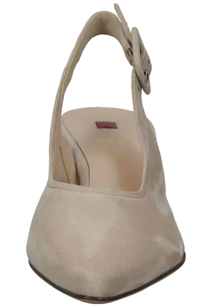 Högl Pumps Veloursleder Taupe