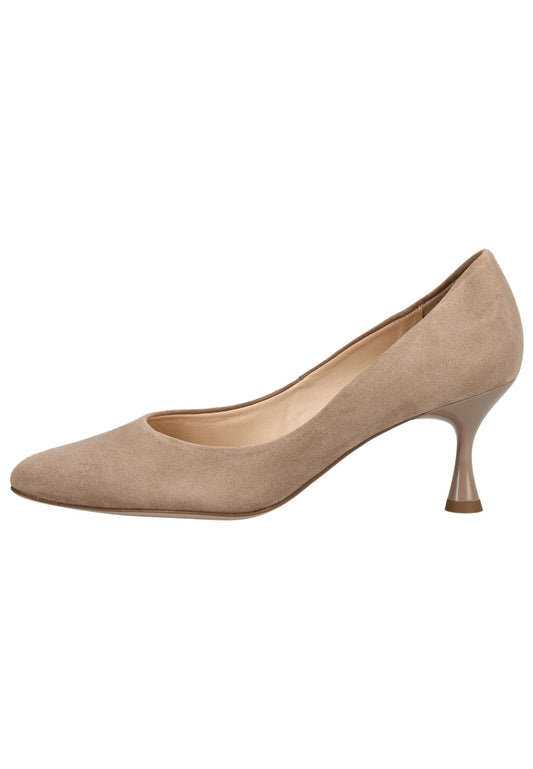 Högl Pumps Veloursleder Taupe