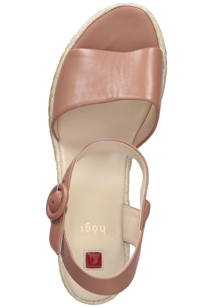Högl Sandalen Leder Braun/Beige