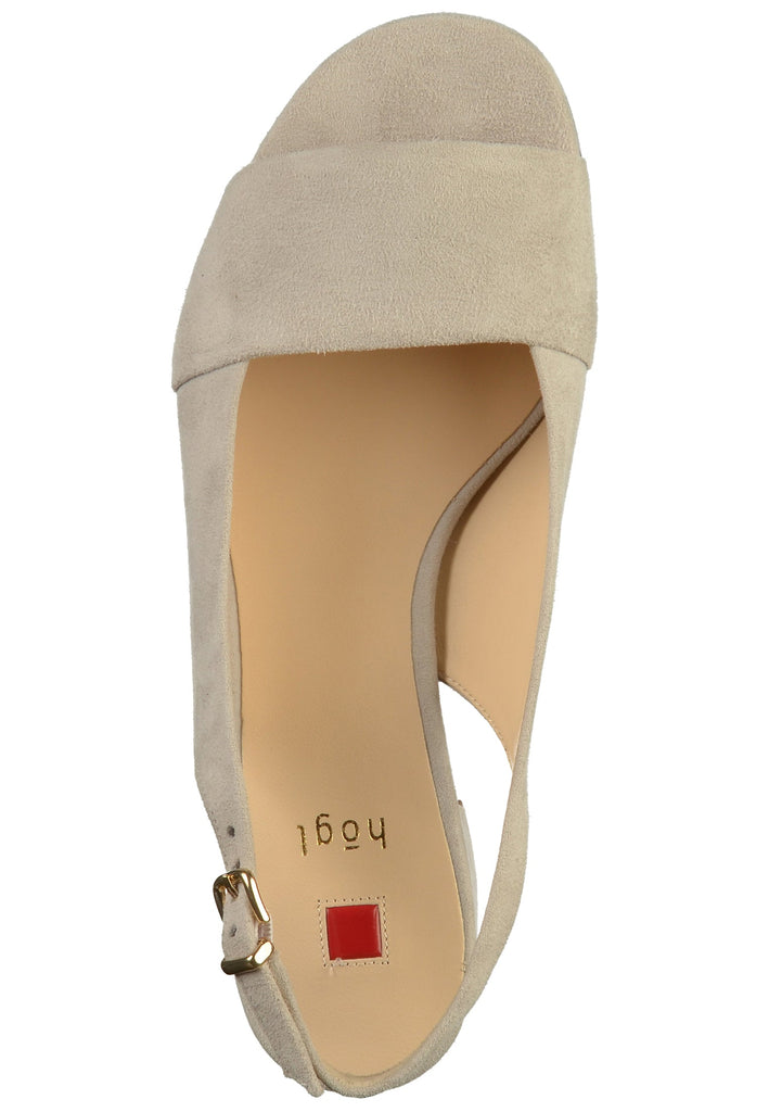 Högl Sandalen Leder Hellgrau