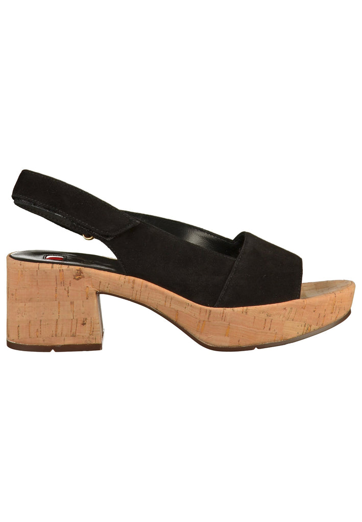 Högl Sandalen Nubukleder Schwarz