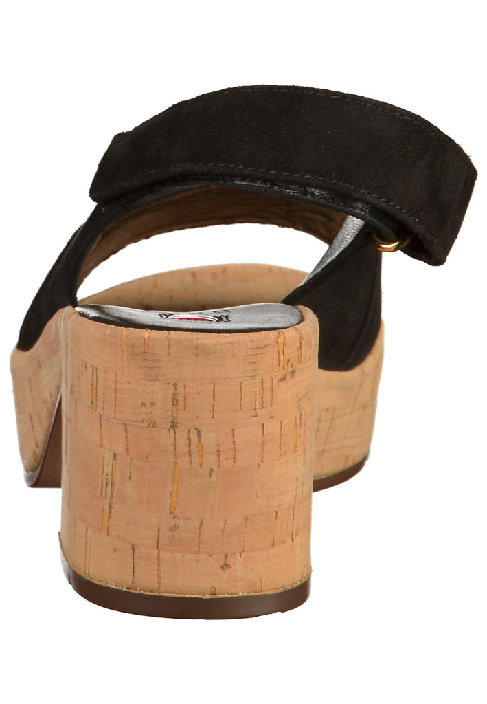 Högl Sandalen Nubukleder Schwarz