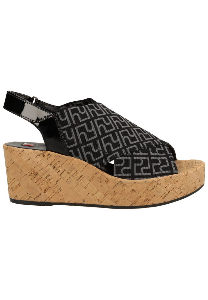 Högl Sandalen Textil Schwarz