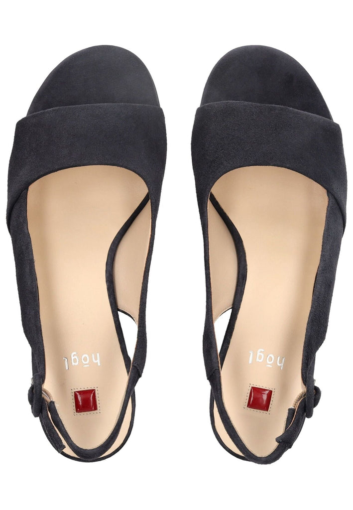 Högl Sandalen Veloursleder Dunkelblau