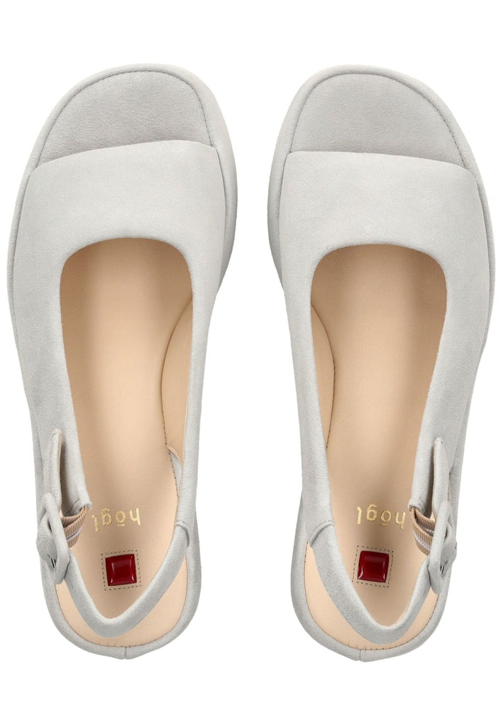 Högl Sandalen Veloursleder Hellblau