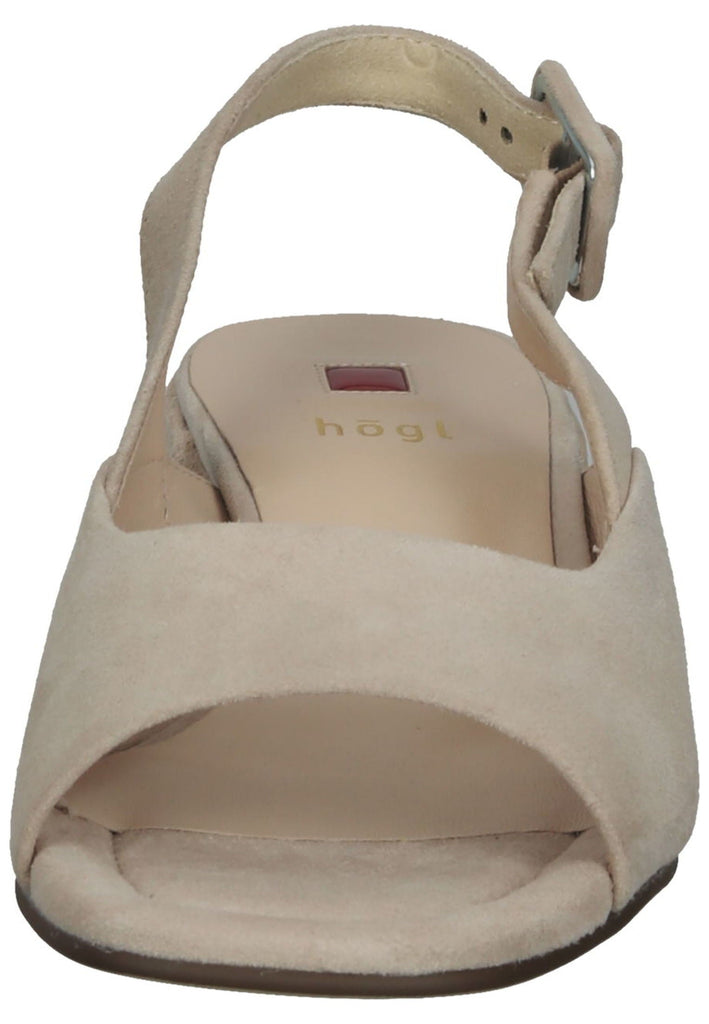 Högl Sandalen Veloursleder Hellgrau