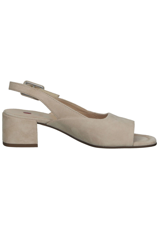 Högl Sandalen Veloursleder Hellgrau