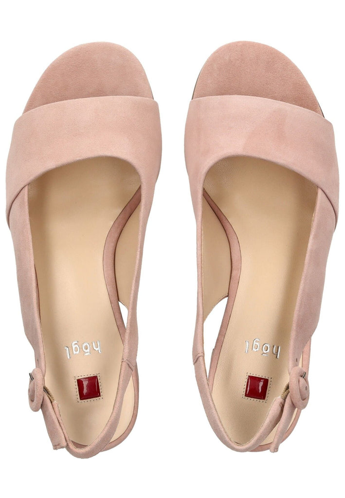 Högl Sandalen Veloursleder Powder