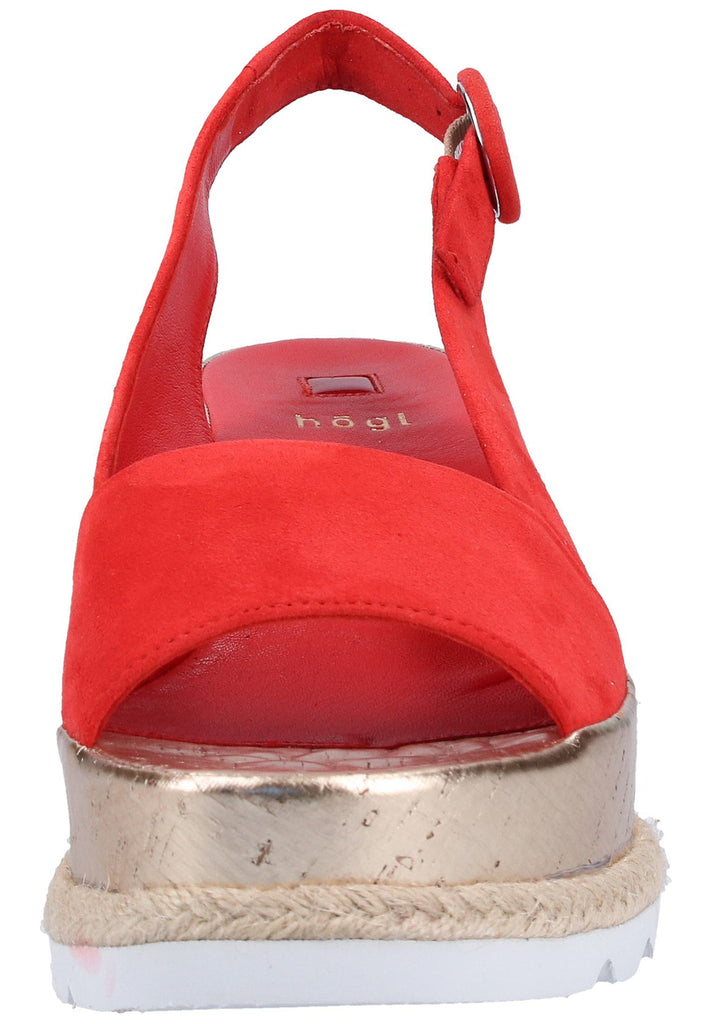 Högl Sandalen Veloursleder Scarlet