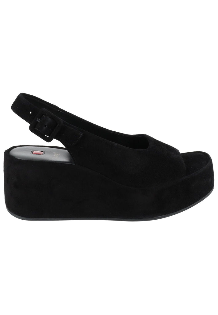 Högl Sandalen Veloursleder Schwarz