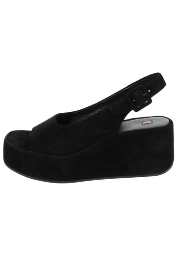 Högl Sandalen Veloursleder Schwarz