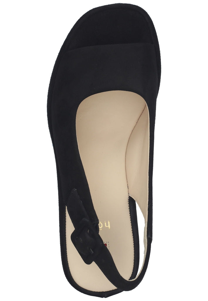 Högl Sandalen Veloursleder Schwarz