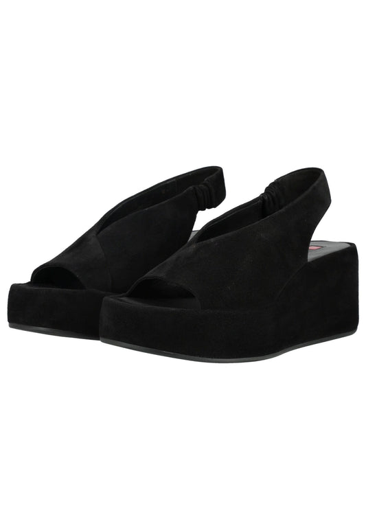 Högl Sandalen Veloursleder Schwarz