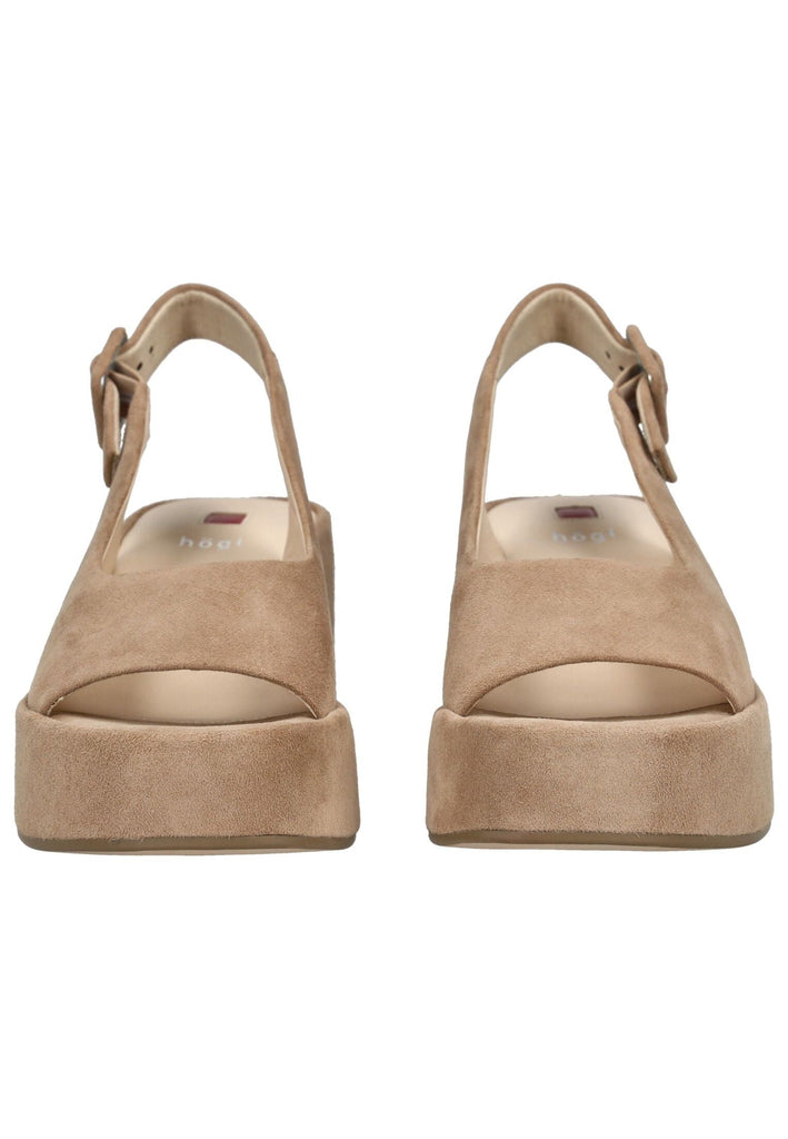 Högl Sandalen Veloursleder Taupe