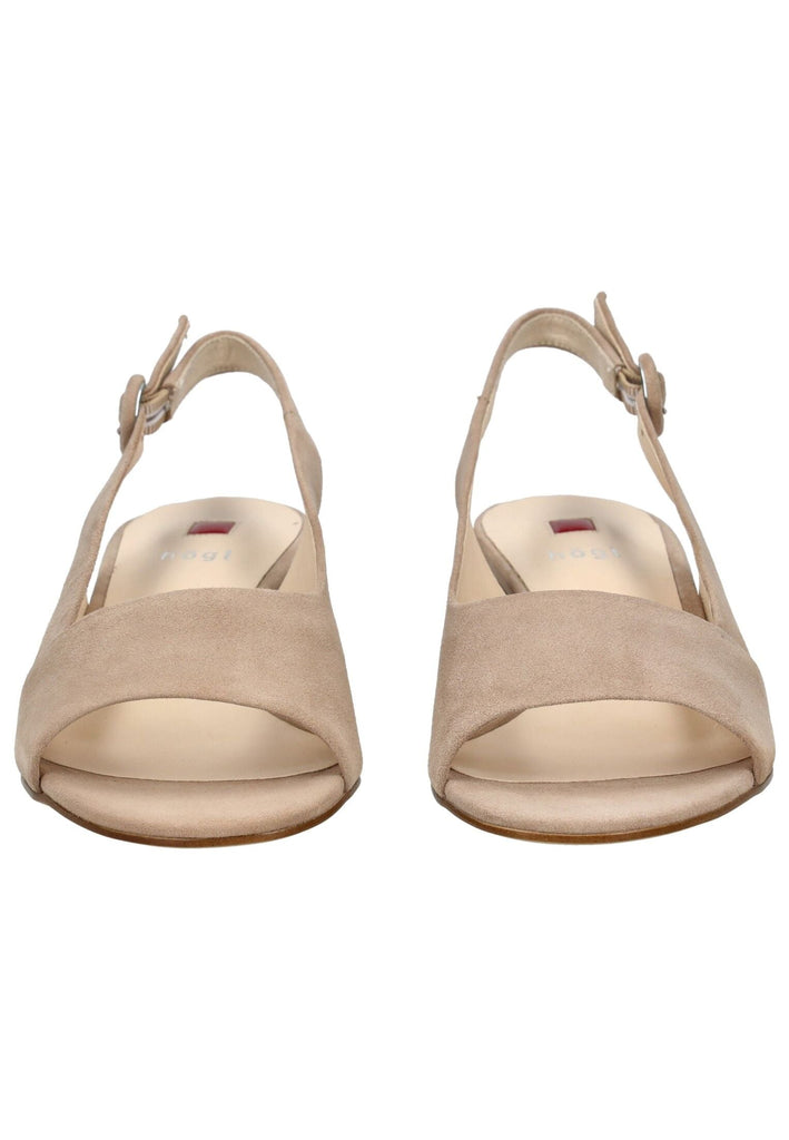 Högl Sandalen Veloursleder Taupe