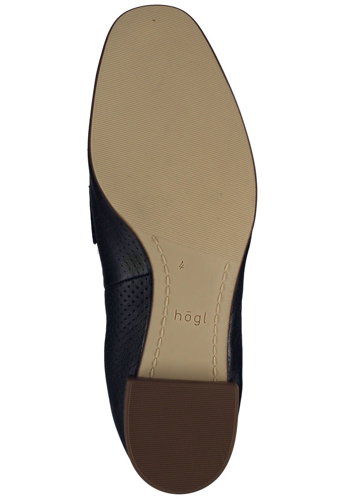 Högl Slipper Glattleder Schwarz