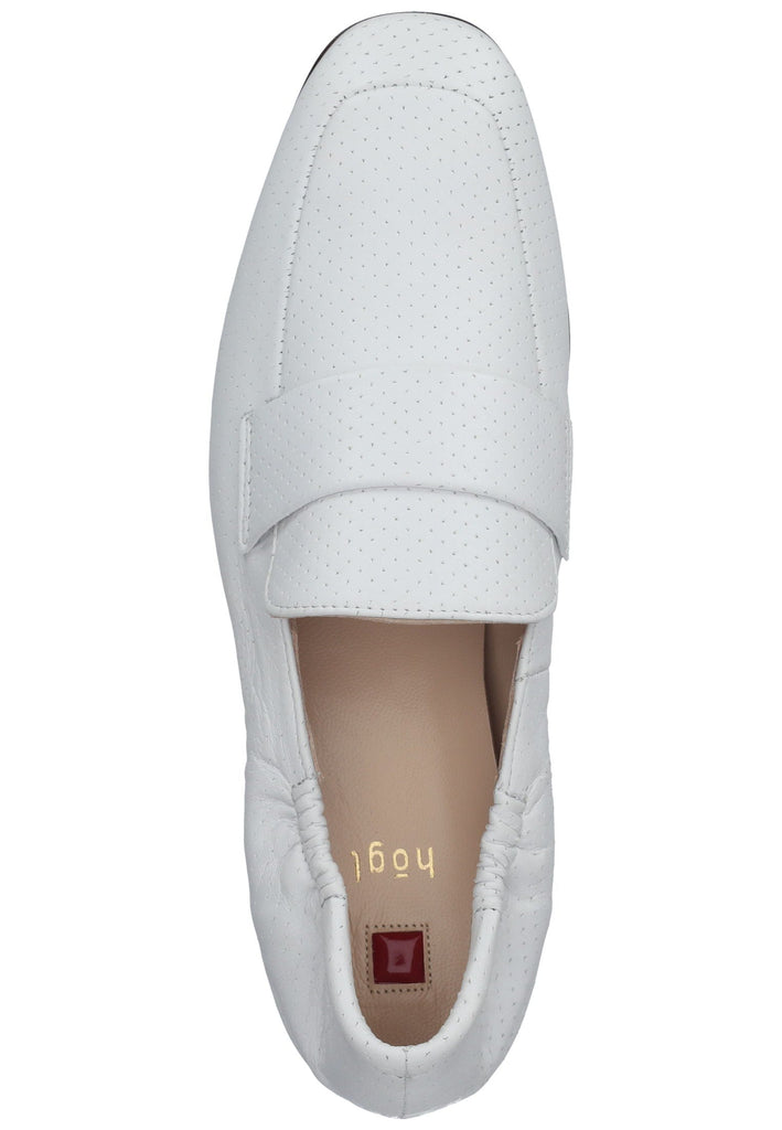 Högl Slipper Glattleder Weiß