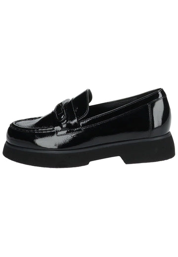 Slipper Högl Slipper Leder Schwarz Lack
