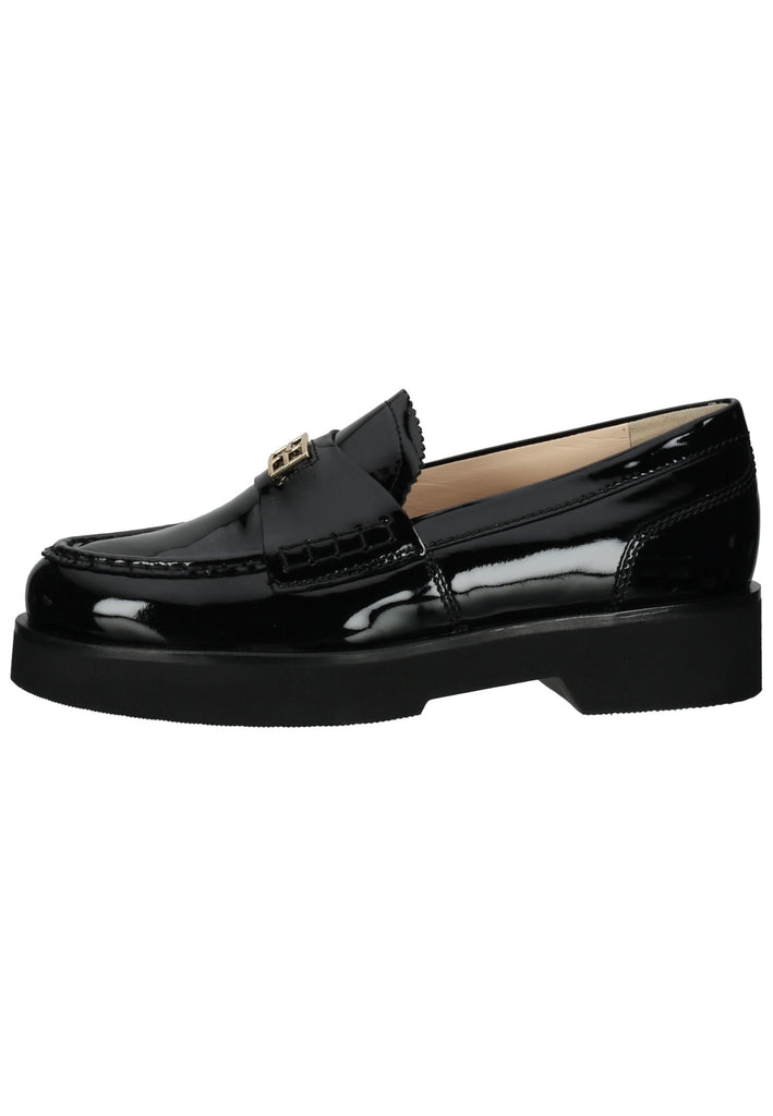 Slipper Högl Slipper Leder Schwarz Lack