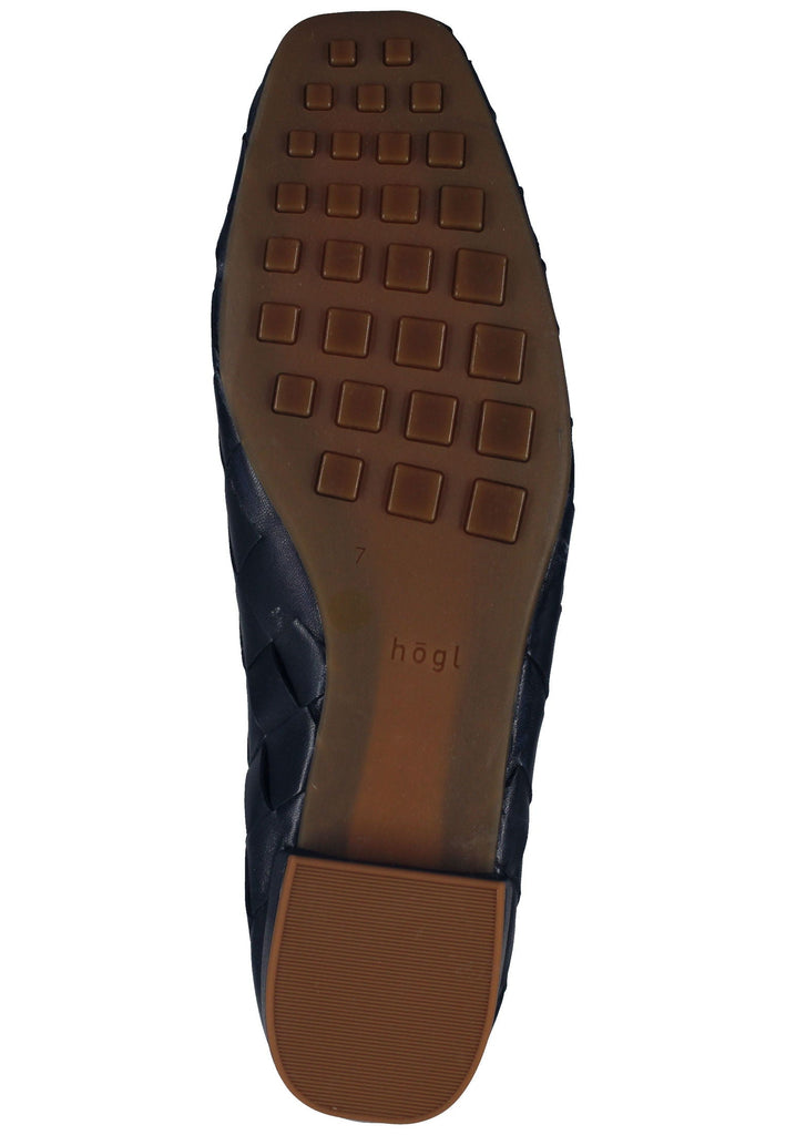 Högl Slipper Leder Blau