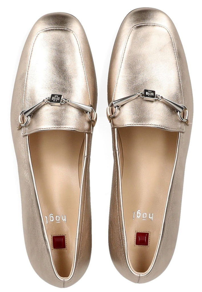 Högl Slipper Leder Bronze