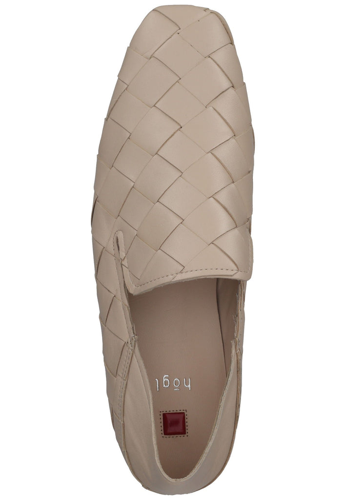Högl Slipper Leder Leinen