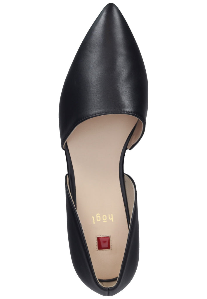 Högl Slipper Leder Schwarz