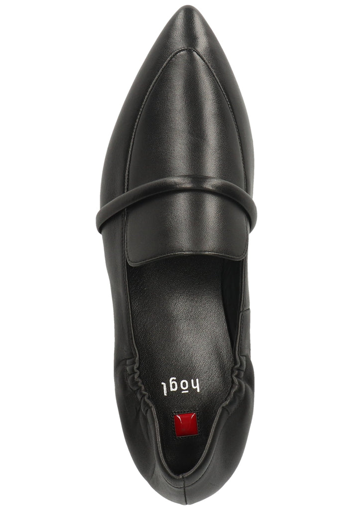 Högl Slipper Leder Schwarz