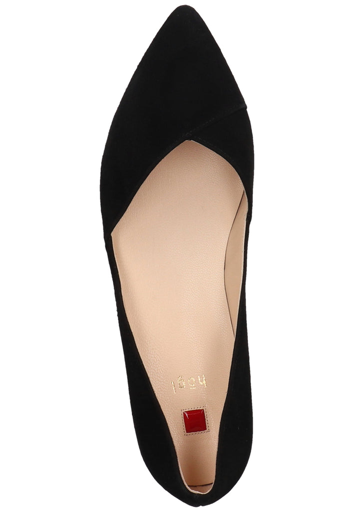 Högl Slipper Leder Schwarz