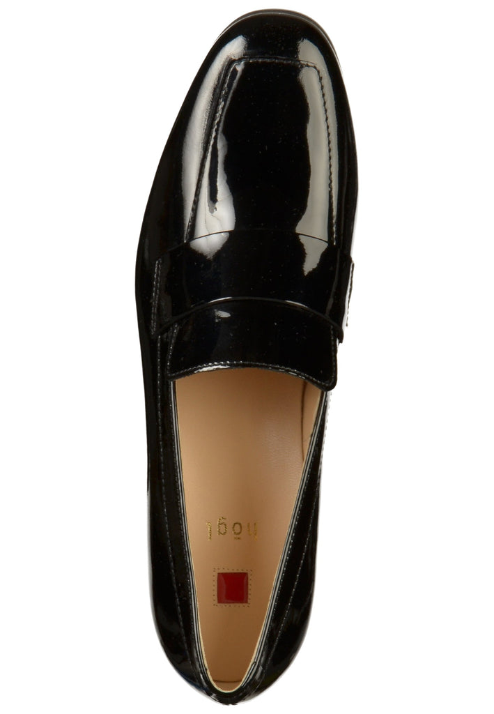 Högl Slipper Leder Schwarz