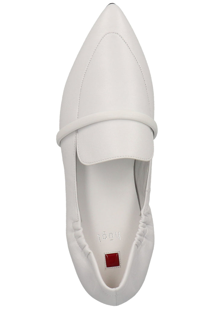 Högl Slipper Leder Weiß