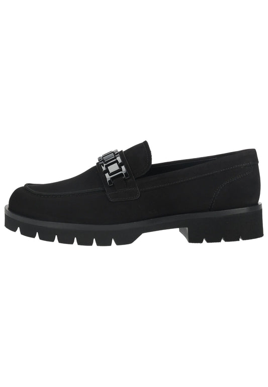 Högl Slipper Nubukleder Schwarz