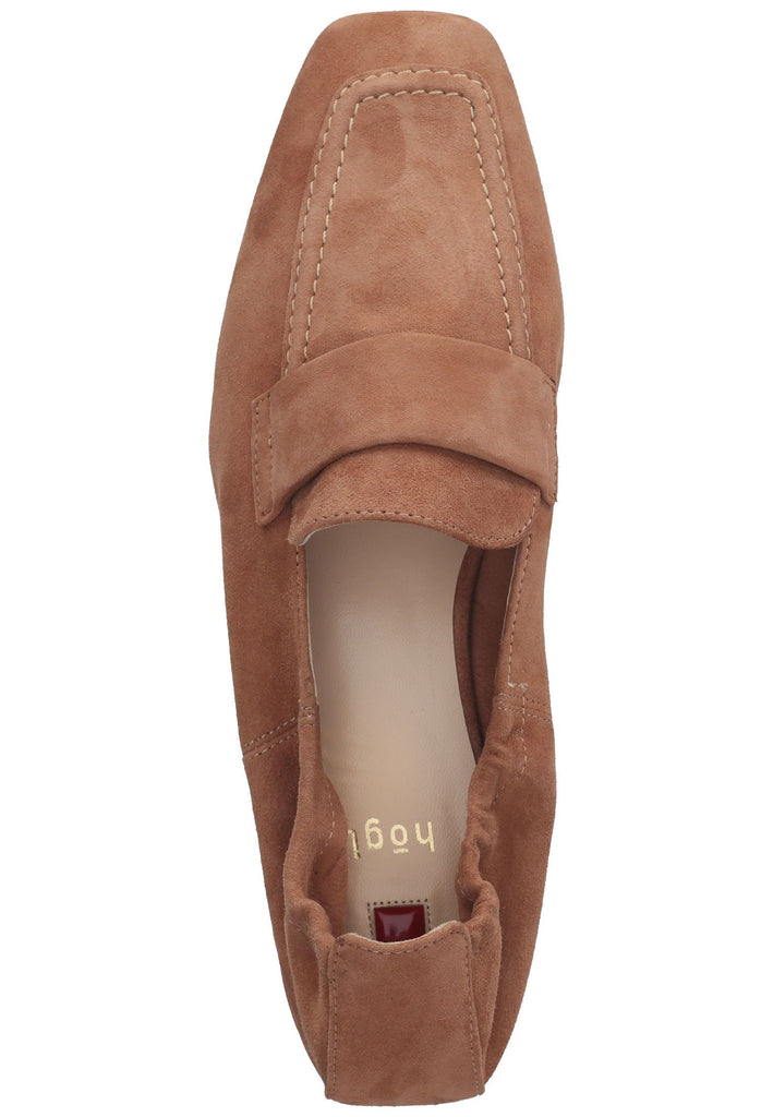 Högl Slipper Veloursleder Braun