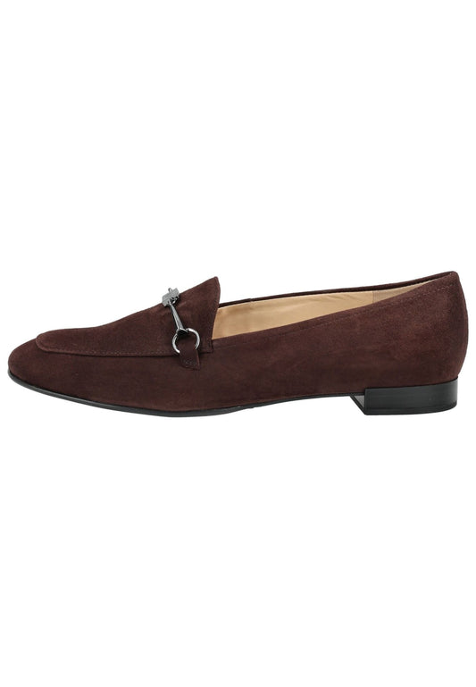 Högl Slipper Veloursleder Braun