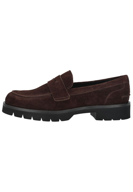 Högl Slipper Veloursleder Braun