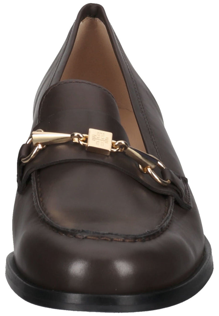 Högl Slipper Veloursleder Dunkelbraun