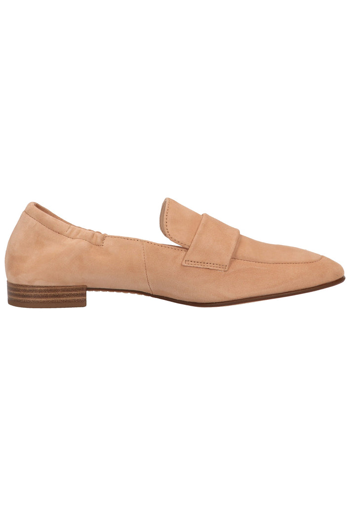 Högl Slipper Veloursleder Hellbraun