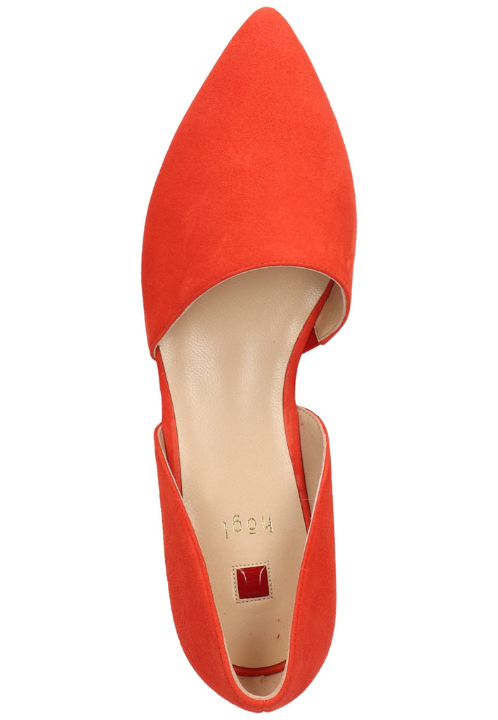 Högl Slipper Veloursleder Koralle