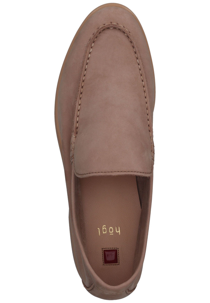 Högl Slipper Veloursleder Nude