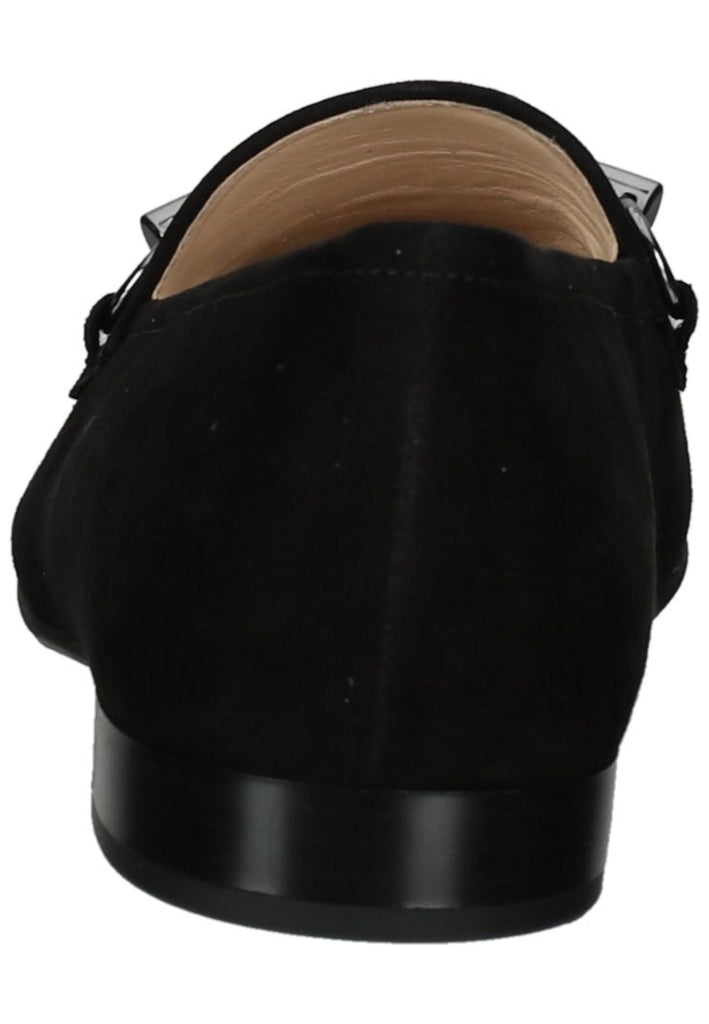 Högl Slipper Veloursleder Schwarz