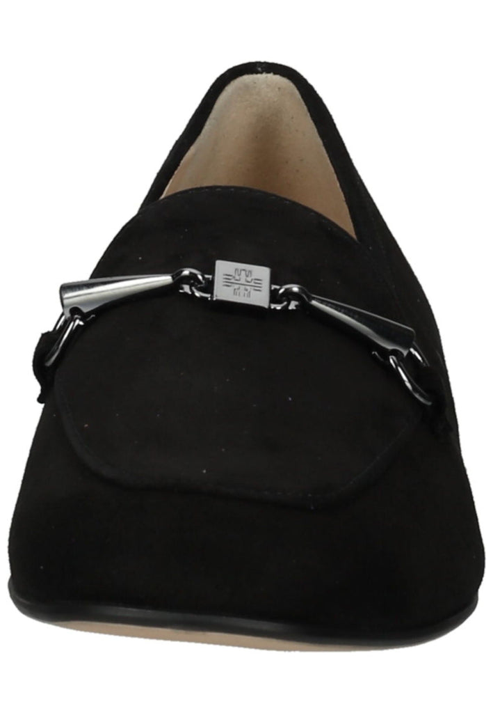 Högl Slipper Veloursleder Schwarz